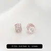 Cuentas de Barril de Transferencia de Circonita Chapadas en Oro de 14K Cuentas Espaciadoras Pulsera de Cristal Hecha a Mano DIY Accesorios para Enhebrar Cuentas