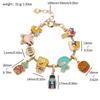 Cross-border japonês cartoon anime esponja periférica bebê Pandora frisado pulseira personalizada jóias fofas atacado