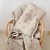 Toalla de gasa de algodón puro de Amazon, manta de hilo de doble capa, clase A, manta para la siesta del bebé, toalla de baño absorbente, estilo Ins, transfronterizo