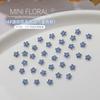 Decoraciones Mini de Flor de Metal para Uñas, Brillantes Pedrería 3D Apilada, Pedrería para Uñas al por Mayor, Pedrería Apilada Mini de una Sola Pieza