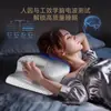Almofada de espuma viscoelástica em formato de borboleta transfronteiriça, almofada de chifre de formato único, design ergonômico para dormir de costas e de lado, promove o sono profundo e fornece suporte para o pescoço