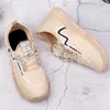 Tênis Esportivo Masculino Dropshipping, Sapatos Tendência Estilo Coreano com Solado Macio Atacado, Cadarço Confortável Leve para Corrida