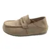 Mocasines Birkenstock retro de dos vías para mujer, nuevos mocasines casuales sin cordones de otoño 2026, zapatos casuales individuales para mujer