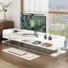 Soporte elevador para monitor de computadora de escritorio para e-sports, estante de escritorio extendido de doble capa con bandeja para teclado