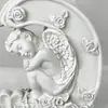 Nova Estátua de Resina Alimentada por Energia Solar Poste de Luz Anjo para Decoração de Jardim Externo Villa, Ornamento de Gramado