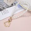 Hebilla de Llavero de Perla Accesorios de Cadena de Perla para Bolsos Estuche de Teléfono DIY Colgante de Llavero Joyería Al por Mayor