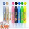Tinta Cola para Pintura sem Cozimento à Base de Água para Crianças, Brinquedo de Pintura com Cola DIY Colorido Feito à Mão, 24 Cores Disponíveis para Colorir