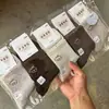 Calcetines Nuevos de Media Pantorrilla para Otoño e Invierno, Calcetines Deportivos, Letras Color Café Gracia, Mismo Color, Cómodos y Transpirables, Venta al por Mayor por Fabricante