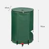 Cubo de lluvia plegable de PVC de fábrica transfronteriza, bolsa de recolección de agua de lluvia, cubo de almacenamiento de agua de lluvia para jardín