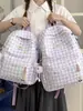 Mochila estampada elegante transfronteriza 2026 para estudiantes universitarias, mochila escolar fresca y simple para estudiantes de secundaria, mochila ligera