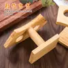 Estante para rollos de sushi de bambú, vajilla para sushi japonesa y coreana, estante para sushi en forma de rollo para hotel o restaurante, estante cilíndrico