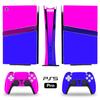 Em estoque Adequado para PS5Pro Adesivo Pain Adesivo Game Host Adesivo Colorido PS5 Digital Adesivo Corpo Inteiro Alça Antiderrapante