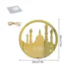 Jm873-882 Penduricalhos de Parede Árabes do Oriente Médio Transfronteiriços em Acrílico, Decorações de Parede Étnicas para Feriados em Casa