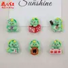 Mahjong de Dibujos Animados Pequeño Dinosaurio Hecho a Mano DIY Pegamento de Crema Accesorios de Resina Accesorios para el Cabello Cintas para el Cabello Colgantes Llaveros