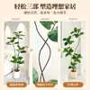 Estilo de Lujo Ligero Planta Verde Simulada Árbol de Caucho Diamante Negro Plantas Falsas Decorativas de Pie para Sala de Estar Balcón Paisajismo