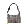 Bolsa Tote Brocado Étnico Estilo Chinês para Mulheres, Novo Estilo Verão 2026, Bolsa de Ombro Único para o Dia a Dia para Meninas