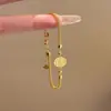 Pulsera Fuzi para Mujer Luz Dorada Lujo Sensación de Alta Gama Elegante Pulsera de la Fortuna 2024 Nueva Pulsera Versátil Tagline Joyería