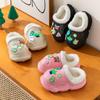 Pantuflas de Algodón para Niños, Cálidas de Invierno para Interior y Exterior, Impermeables y Antideslizantes, Pantuflas de Algodón Removibles para Niños y Niñas