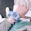 Reloj Verde Matcha para Estudiantes Coreano Moda Impermeable Reloj Digital para Niñas Estilo Ins Unicornio Pareja Chica