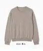 Elegante y femenino suéter de punto base sin costuras Yangzi 100% lana de cuello redondo y manga larga en color rojo para mujer para otoño e invierno
