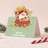 Amazon transfronteiriço Halloween véspera de Natal mensagem de Natal dobrável mensagem de cartão feliz Natal