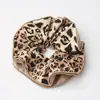 Scrunchie de Moda Estilo Coreano com Estampa de Leopardo para Mulheres, Versátil para Outono e Inverno, Elástico para Rabo de Cavalo Alto, Acessório de Cabelo, Corda de Cabelo Elegante