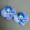 Cabeça de Flor de Orquídea Phalaenopsis Artificial, Textura de Película Impressa em 3D, Buquê Exquisito para Decoração de Casamento e Lembrança