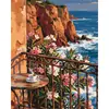 Pintura al Óleo Digital de Flor de Cerezo DIY Pintado a Mano Pintura Decorativa Escénica para Sala de Estar Popular Pintura de Compra Grupal ozon