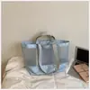 Shuai Mijia Nova Bolsa de Armazenamento de Viagem de Ombro Único Grande Capacidade Moda para o Trabalho Tendência Malha Portátil Bolsa de Praia