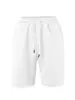 Pantalones Cortos Deportivos Casuales Sueltos de Color Sólido Jacquard con Cordón para Hombre de Cinco Puntos Amazon Verano Comercio Exterior Nuevos