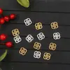 10 piezas precio aleación hueco pieza de flor pequeña soporte de flor estilo antiguo diy hecho a mano corona de pelo material de joyería accesorios fabricante mayorista