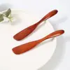 Espátula de Madeira Estilo Japonês Raspador de Bolo Faca de Sobremesa Doméstica Faca para Recheio de Pastel Faca de Recheio Utensílios Fabricante Atacado