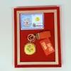 Oro Puro 999 Gama Alta Exquisito Regalo Día de San Valentín Chino 520 Paz y Alegría Princesa Por Favor Haz Galletas de la Fortuna para que Otros las Regalen Venta al por Mayor