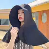 Sombrero de Sol de Verano para Mujer, Máscara de Seda de Hielo, Chal, Protección Integral, Ala Ampliada, Anti-UV, Sensación Fresca, Sombrero de Protección Solar