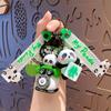 Llavero Creativo de Muñeca de Máquina de Gansos Serie de Dibujos Animados Panda Colgante para Bolso de Pareja Llavero de Coche Pequeño Regalo