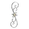 Acero Inoxidable Arte Reja de Ventana Puerta Flor Europea Accesorios de Decoración Barandilla Patio Barandilla Flor Tailandesa Flor Europea Ventana