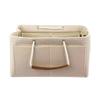 Bolsa de cosméticos de feltro Armazenamento de cor sólida multifuncional Bolsa Bolsa interna de feltro de grande capacidade Bolsa de armazenamento de cor doce com cordão