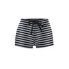 Verano DS25031-25 Nuevo Estilo Europeo y Americano Simple Básico Casual Rayas Cordón Ajustado Pantalones Cortos Hot Pants