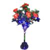 Luz de Flor de Azalea de Simulación LED Solar 21 Pétalos Luz Decorativa para Patio Jardín Luz Decorativa de Ambiente para Césped