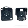 Painel de Microfone de 3 Vias Assento XLR Soquete para Mixer de Áudio Amplificador Assento Fêmea de Cobre Puro Assento Macho