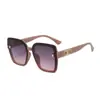 25 Gafas de Sol de Moda Unisex de Lujo Ligero Nuevas en Stock con un Marco Cuadrado Retro de Alta Gama de Moda Que Hace que la Cara Parezca Más Pequeña, Gafas de Sol de Marco Grande