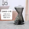 Jarrón de Vidrio con Relieve Artístico Celebridad de Internet Estilo Checo Transparente Arreglo Floral Cultura del Agua Flores Hidropónicas Decoraciones para Sala de Estar