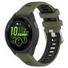 Adecuado para Jiaming Garmin Forerunner265/265S Correa de Silicona Bicolor de Sarga Pulsera de Repuesto