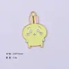 Capivara Fofa Desenho Animado Puffer DIY Acessórios de Joia de Liga Pingente Pulseira Corrente de Celular Pingente de Chaveiro
