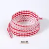 Cordones a Cuadros de Encaje Poliéster Seda DIY Estilo Ballet Modernos Versátiles Casuales Entrenamiento Alemán Moño Cordones Planos
