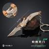 Mini Arma Delta Periféricos Pequena Faca Dobrável Mercy Modelo Brinquedo Chaveiro Pingente Decoração de Presente 9cm