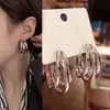 Aguja de plata 925, diseño de nicho, aretes de puesto de mercado nocturno, fuente mayorista, aretes de moda estilo coreano, aretes populares