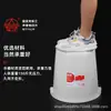 Cubo de Plástico Marca Zhujiang, Blanco con Tapa, para Uso Doméstico, Uso en Dormitorios Estudiantiles, para Lavar Ropa y Bañarse, Cubo Engrosado para Almacenamiento de Agua, Cubo Portátil