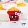Accesorios de resina, dibujos animados de gato, simulación de comida, juego de bricolaje, crema, pegamento, parche de carcasa de teléfono móvil, agujero de refrigerador, material para zapatos