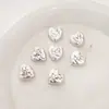 Pérola Imitação Estrela Gordinha Coração Banhado Madrepérola Incrustado Diamante Contas Soltas Artesanal DIY Pulseira de Contas Acessórios de Joias Materiais